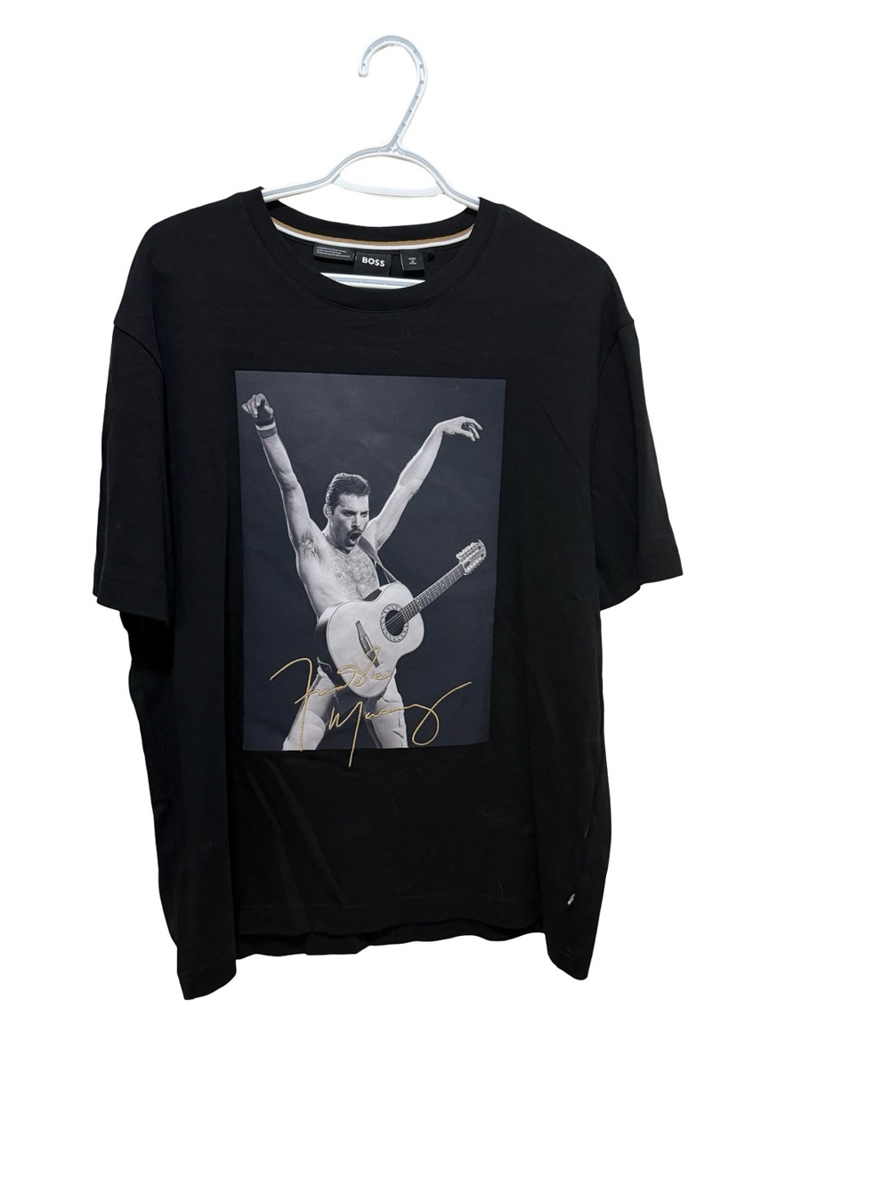 BOSS Black Graphic Freddie Mercury Short Sleeve Tee